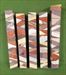 Eclectic Segmented Pen Turning Blanks, Assorted Exotic Hardwoods, Set of 5,  7/8 x 7/8 x over 6 ~ $29.99  #326